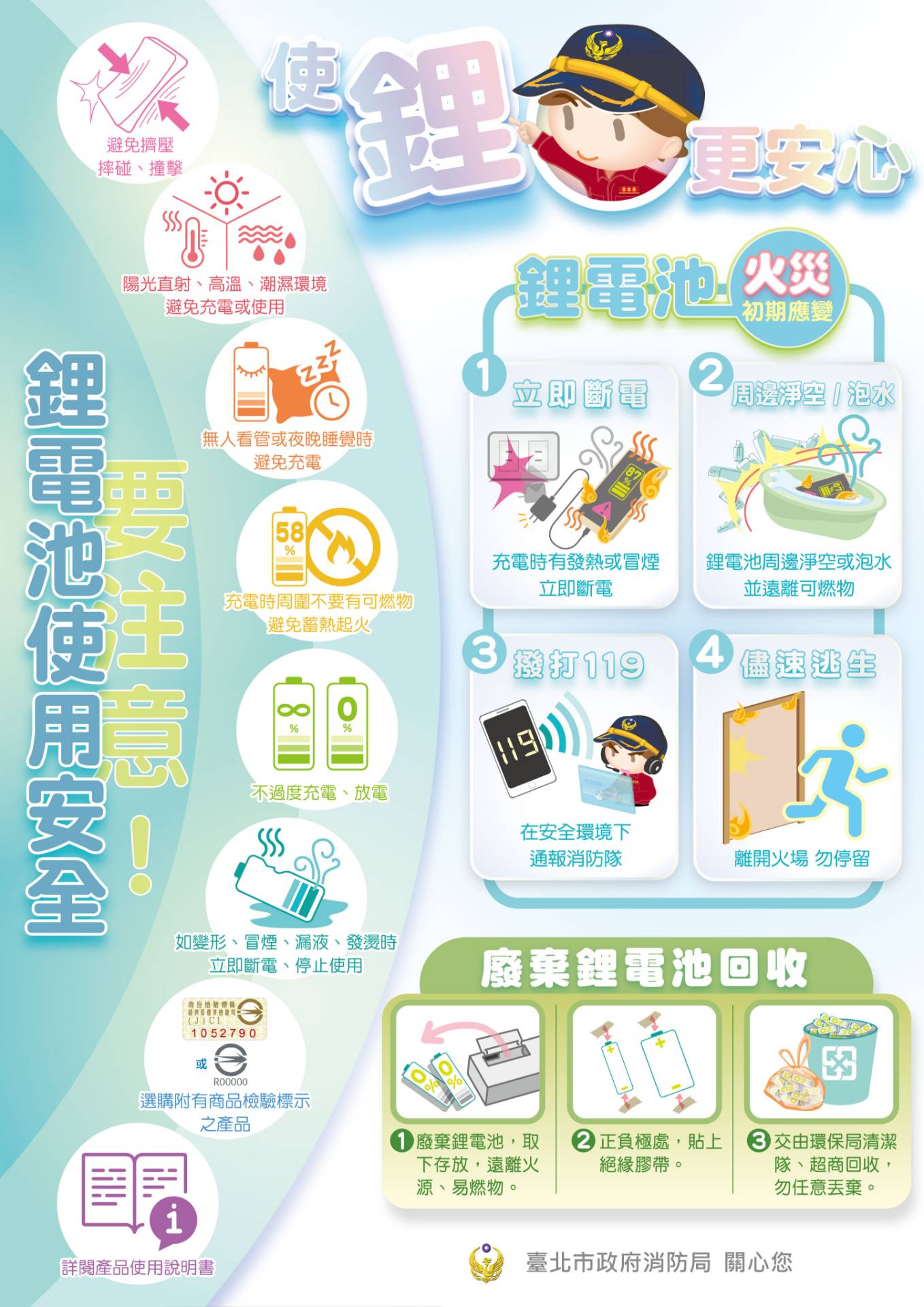 鋰電池使用安全